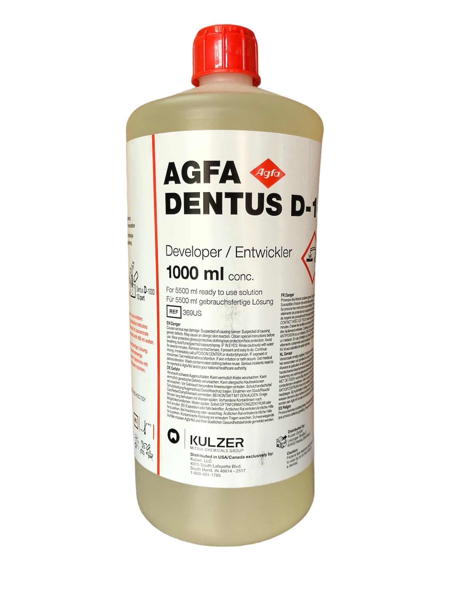 AGFA Dentus D-1000 Revelador