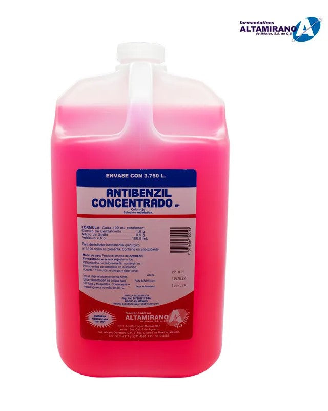 ANTIBENZIL CONCENTRADO ROJO 3.75 L